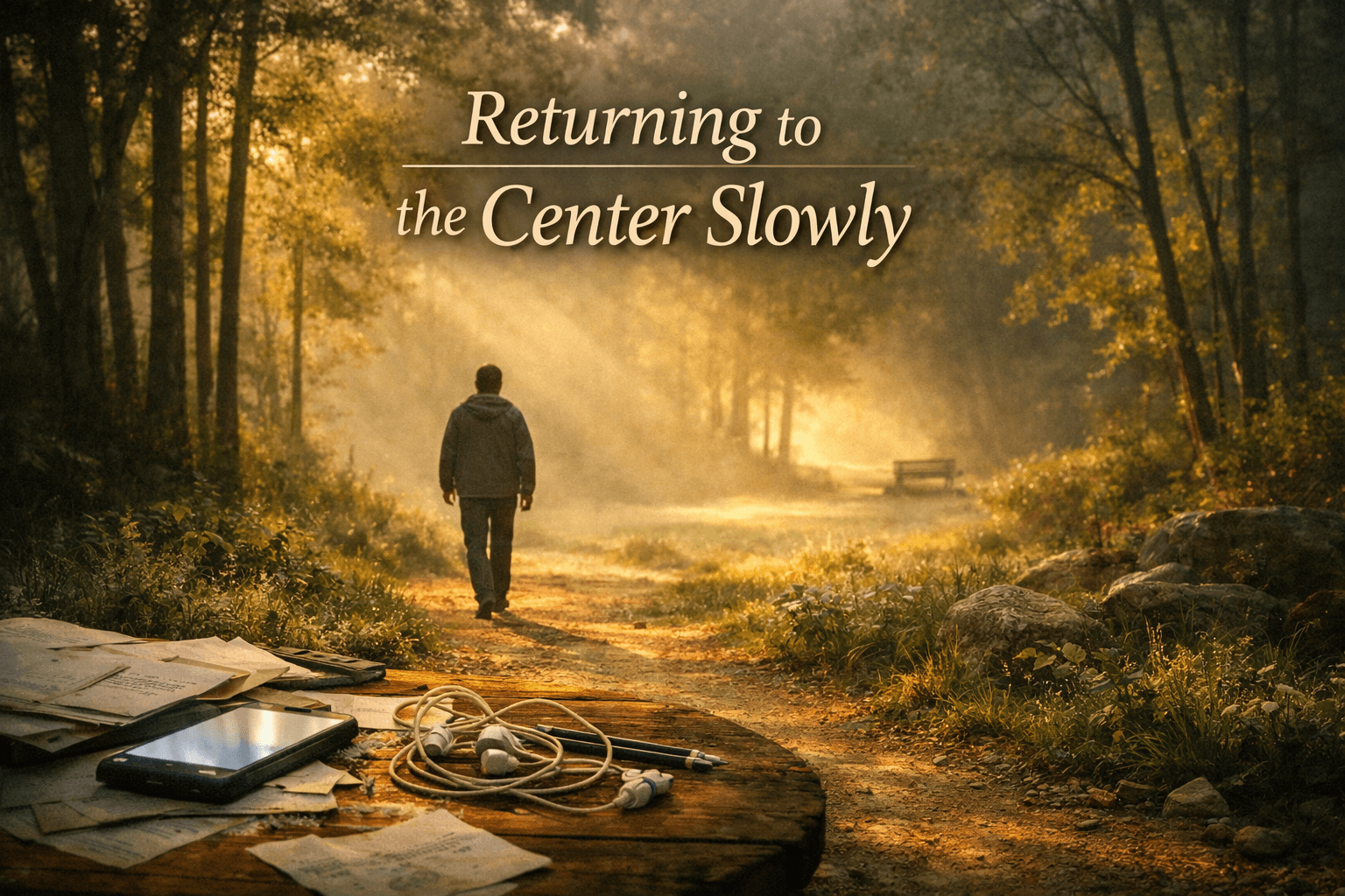 Returning to the Center Slowly