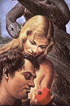 Adam and Eve after the fruit